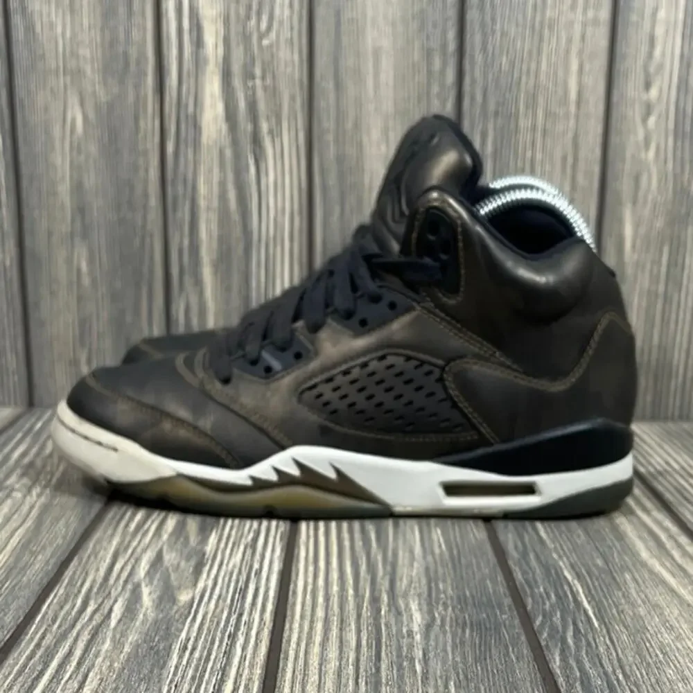 Nike Air Jordan‎ 5 Premium Retro Heiress Camo Metallic Bronze Shoes Sz 5.5Y Wm 7